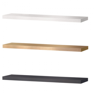 TABLETTES AVEC SUPPORTS DISSIMULÉS