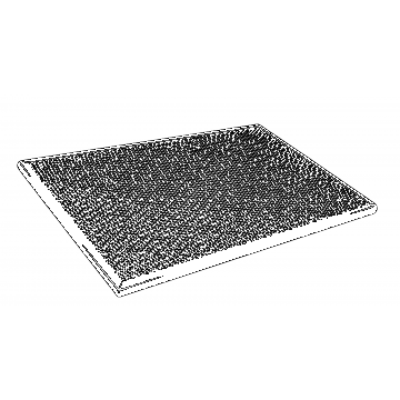 TABLETTE MÉTAL 15" X 50" - NOIR