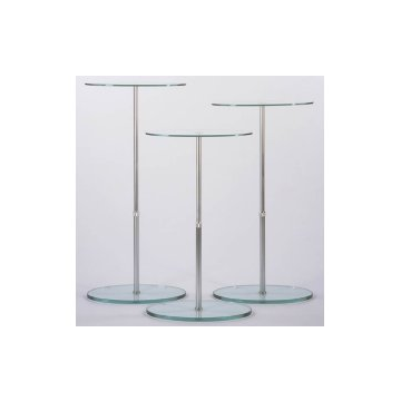 PIÉDESTALS EN VERRE