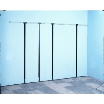 TRAC 2000 MONTANT 93" H FENTE SIMPLE - BLANC