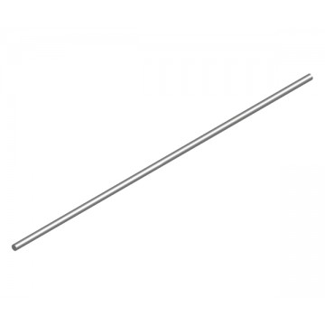 TRINGLE 47,25’’ LONG 25/32’’  DIAMÈTRE - ARGENT GIVRÉ