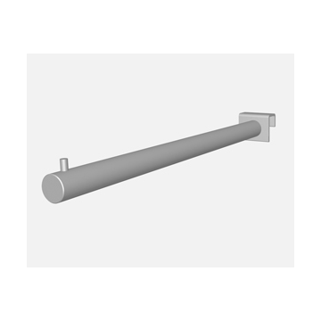 BARRE AVEC ÉPINGLE, COMPATIBLE AVEC LA TRAVERSE. Ø 20