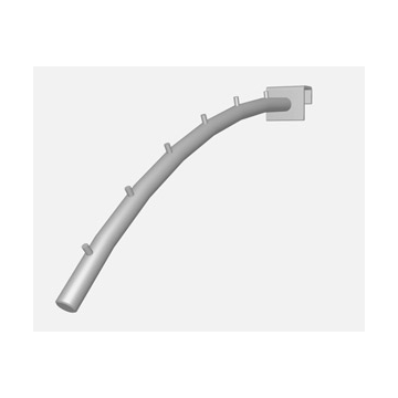 BARRE COURBÉE AVEC 6 ÉPINGLES, COMPATIBLE AVEC LA TRAVERSE. Ø 12