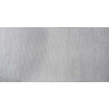 PANNEAU ALUMIUM ARGENT ONDULÉ