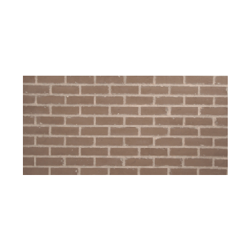 Panneau en imitation brique brune - Interlock