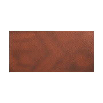 Panneau en imitation métal - plaque de diamant rouillé