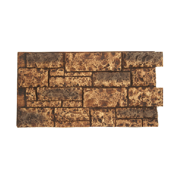 Panneau en imitation granit brun - Interlock