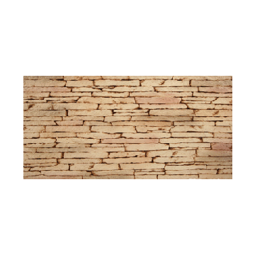 Panneau en imitation pierre empilées brune pâle