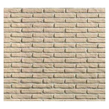 Panneau en imitation vieille brique ocre