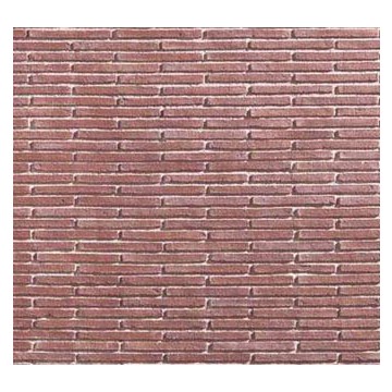 Panneau en imitation adobe rouge