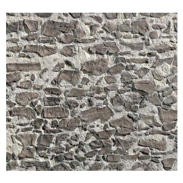 Panneau en imitation pierre sèche marron