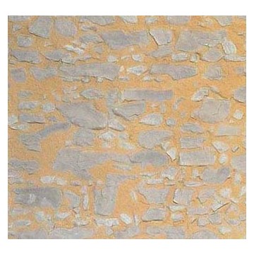 Panneau en imitation pierre sèche retournée