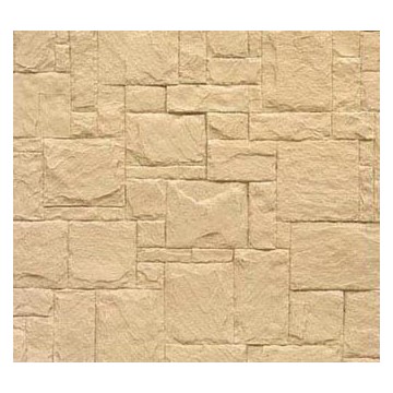 Panneau en imitation calcaire ocre