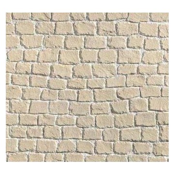 Panneau en imitation pavé ocre