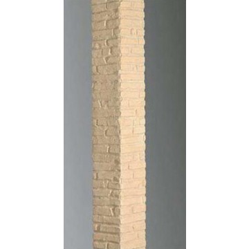 Angle en imitation vieille brique ocre