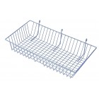 PANIER ACIER 24" L X 12" P X 4" H - GRIS EPOXY
