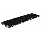 TABLETTE INTÉRIEURE EN MÉTAL PERFORÉ 14½" X 43" - NOIR