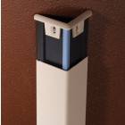 COIN PROTECTEUR EN PVC  STANDARD  BLUNOSE 3" X 3" (76MM X 76MM)