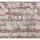 Panneau en imitation pierre de rivière et brique