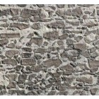 Panneau en imitation pierre sèche marron